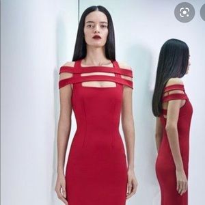 Cushnie Et Ochs Veda Jersey Sheath Dress Reg $1695